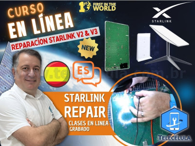 CURSO AVANZADO REPARACIN DE PLACAS STARLINK V2, V3, MINI ESPAOL EN LNEA